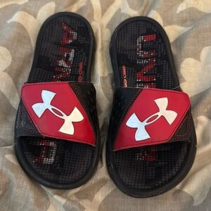 Under Amour big kid size 3 slides